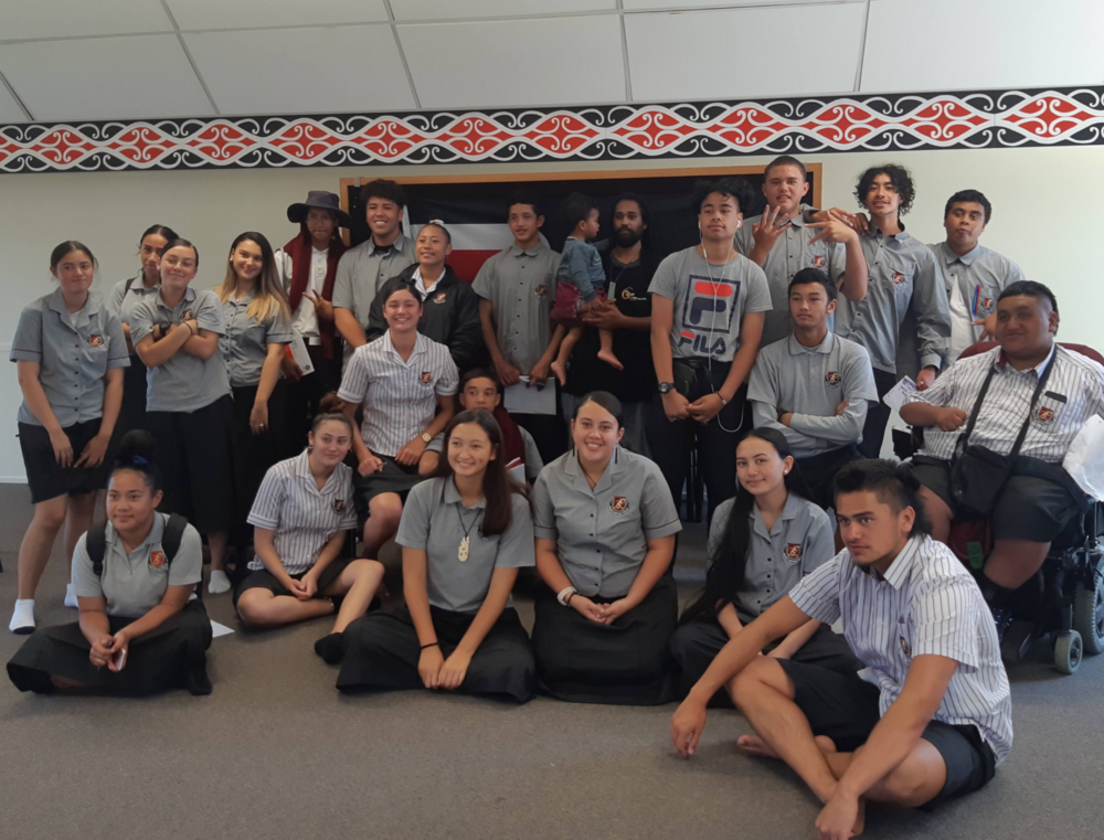 Te Kahu Rolleston at Papatoetoe High School for Writers in Schools
