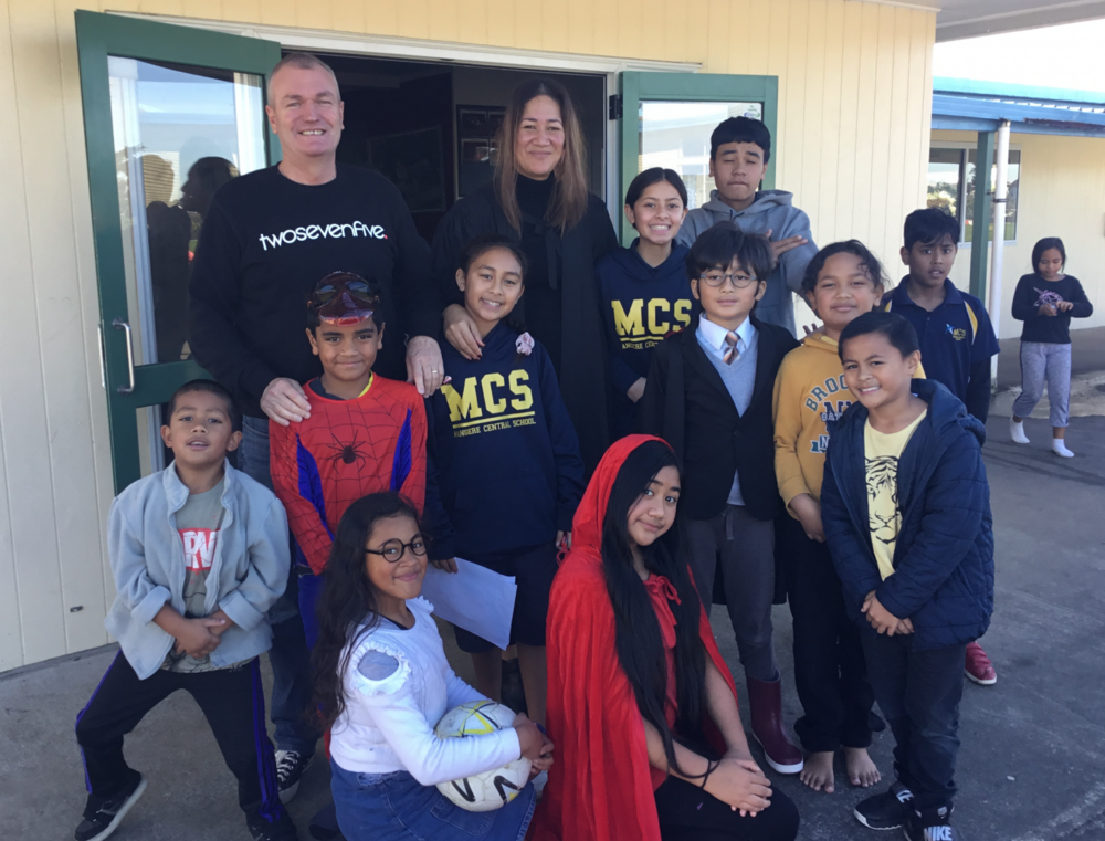 David Riley at Mangere School for Writers in Schools