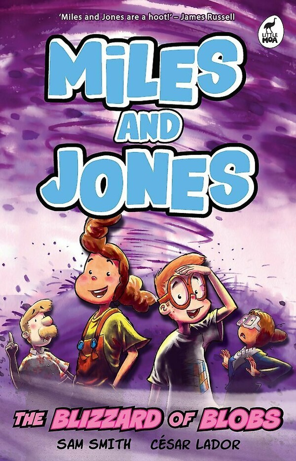 Miles and Jones: The Blizzard of Blobs cover