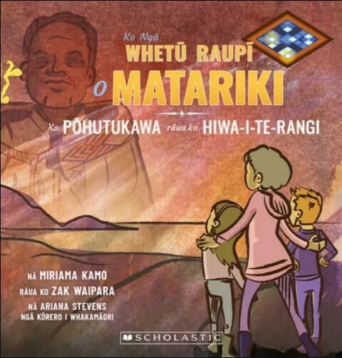 Ko ngā Whetū Raupī o Matariki. Ko Pōhutakawa rāua ko Hiwa i te Rangi